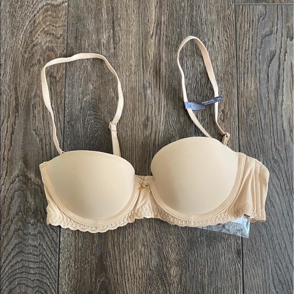 Aerie Real Happy Strapless Push Up Bra 32A